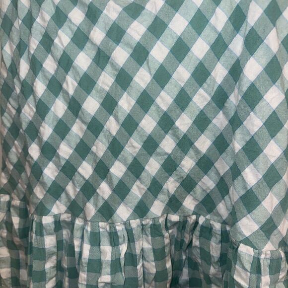 Nordstrom Green Gingham Tie Back Ankle Jumpsuit SZ 3XL. NWT. 6 - Picture 5 of 10